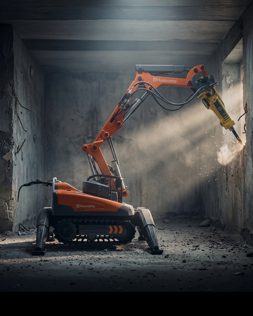 Husqvarna DXR-300 Robotic Demolition Breaker