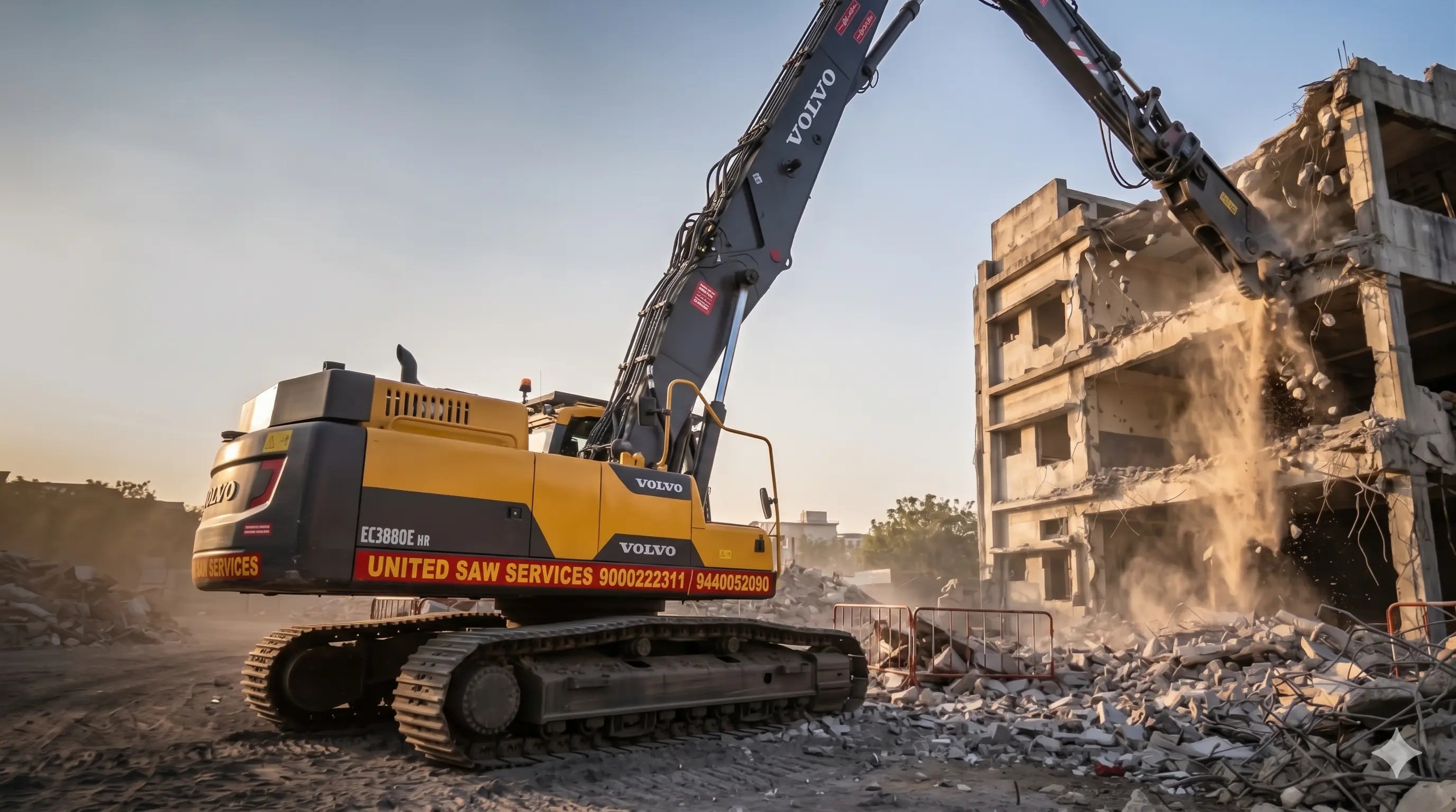 Demolition Contractors in Hyderabad - United Saw Services