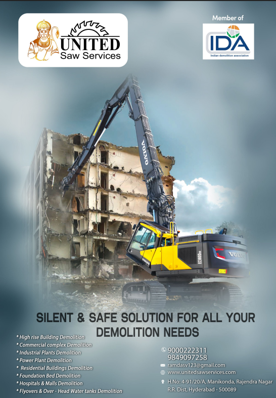 United Saw Services Brochure Page 01 - Cover & Services