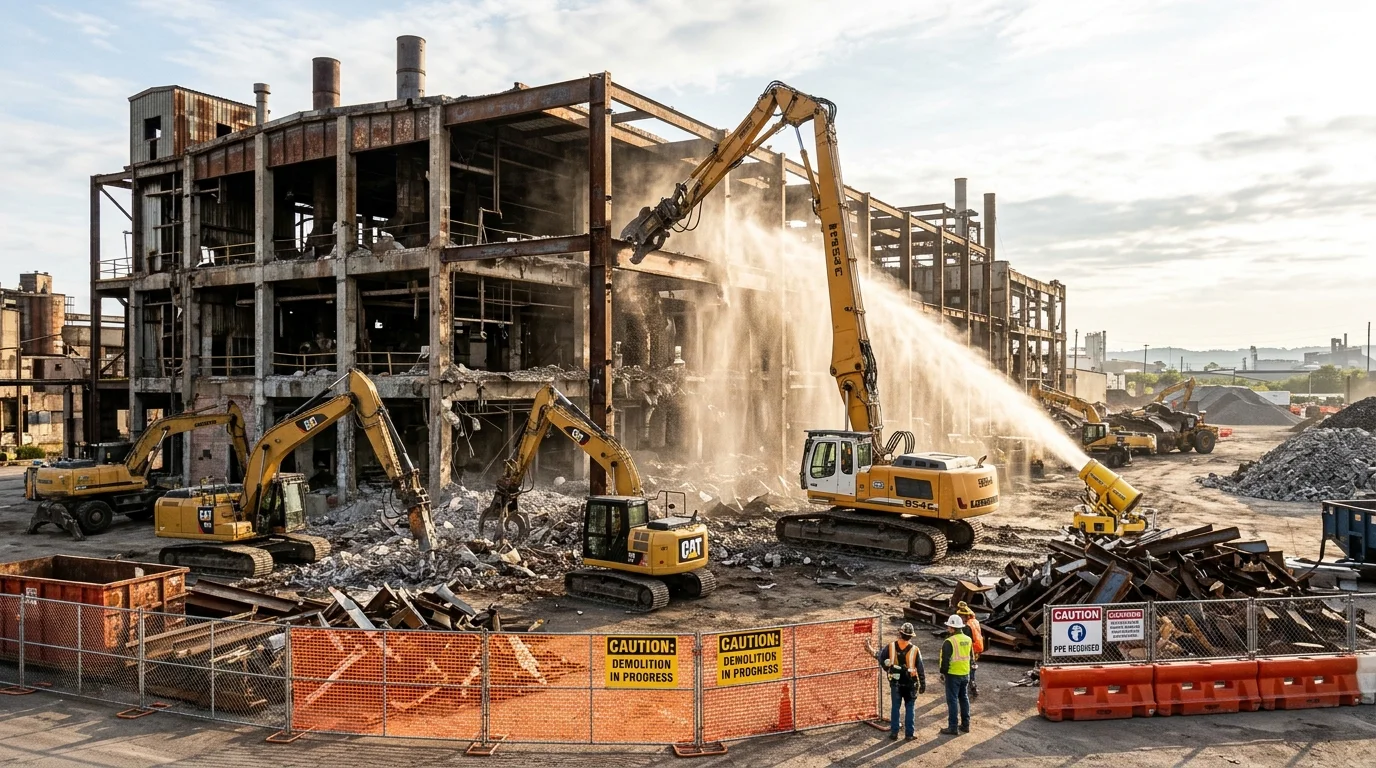 Industrial Plant Demolition Services in Hyderabad